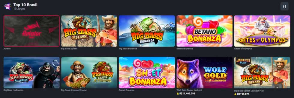 ver porcentagem dos jogos slots
